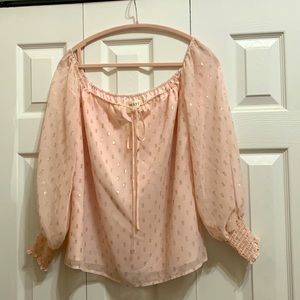 Wayf Dede x Emily off the shoulder blouse, pristine condition
